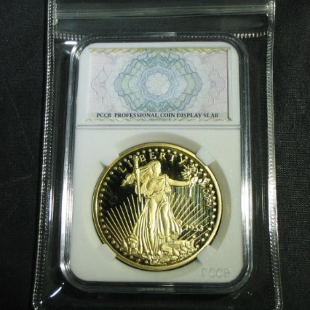 20 Dollar Cameo Proof Gold  Plated Coin- 1933- "C" Saint Gaudens Double Eagle